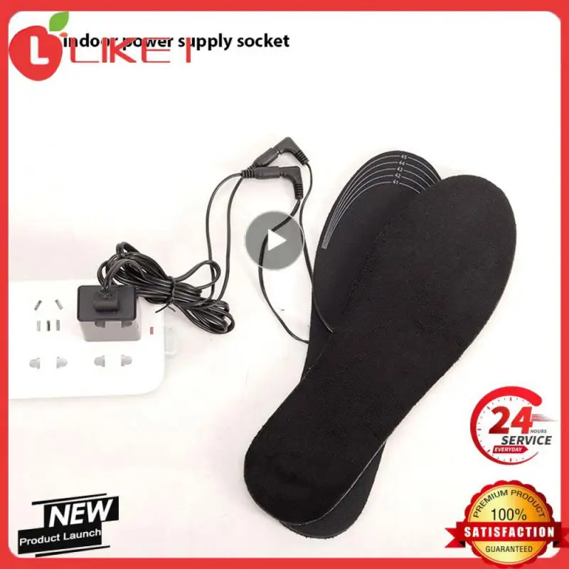 

Зимние уличные стельки с подогревом USB, можно мыть, регулируемый размер, электрическое нагревание, перезаряжаемый нагреватель для ног