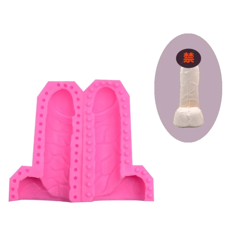 

Sexy Penis Shape Silicone Mold Resin Tools 3D Male Organ Mould Sugar craft Cupcake Baking Mold Fondant Cake Decorating Tools