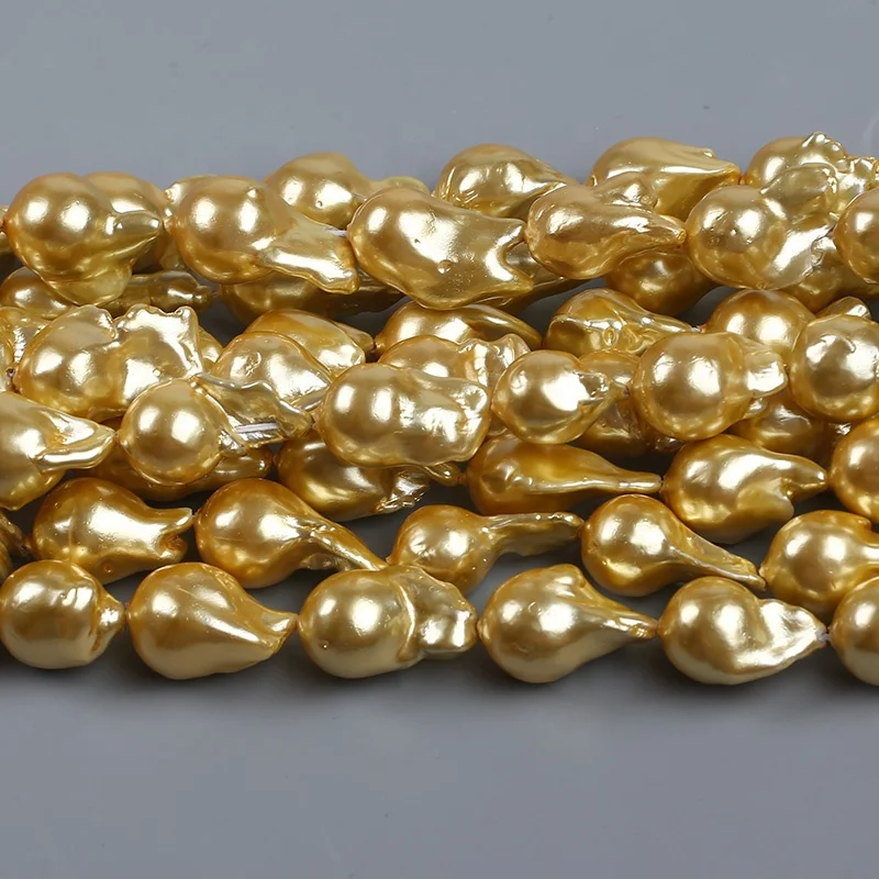 Жемчуга с пресноводным неравномерным барочным шариком нить для изготовления