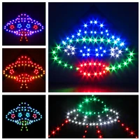 free shipping ufo coming led kite 6sqm 520p led lamp night flying delta kite vlieger fun toy flux battery