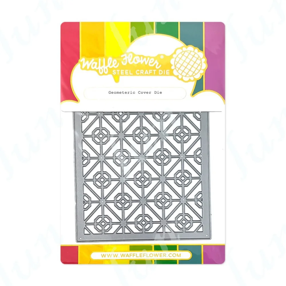 

Geometric Cover Die 2022 Hot Sale Newest Metal Cutting Dies Diy Scrapbooking Greeting Card Paper Craft Knife Mould Punch Stencil