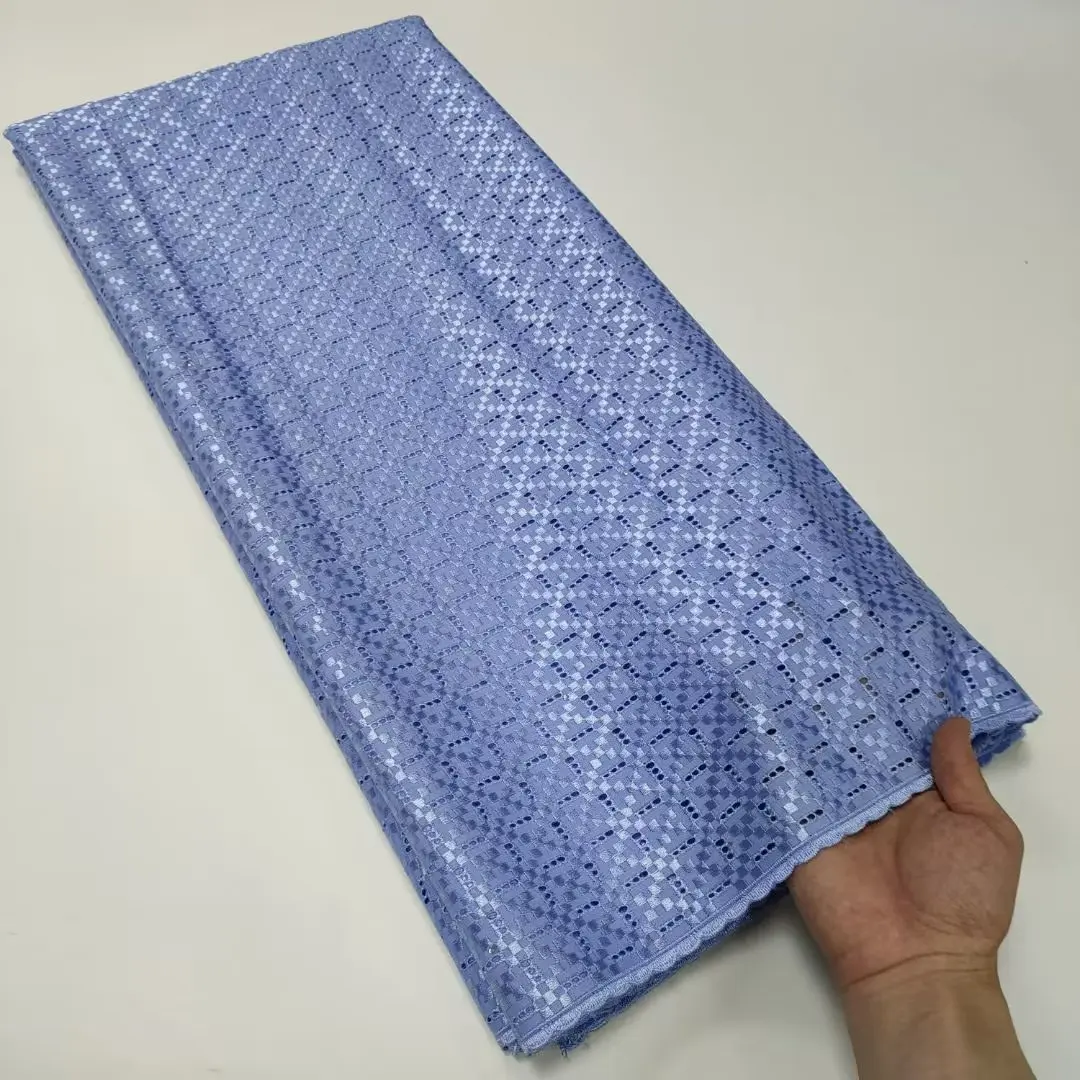 

High Quality Swiss Voile Lace Cotton Polish Lace Fabrics For Garment.Dresses 5 Yards/Lot