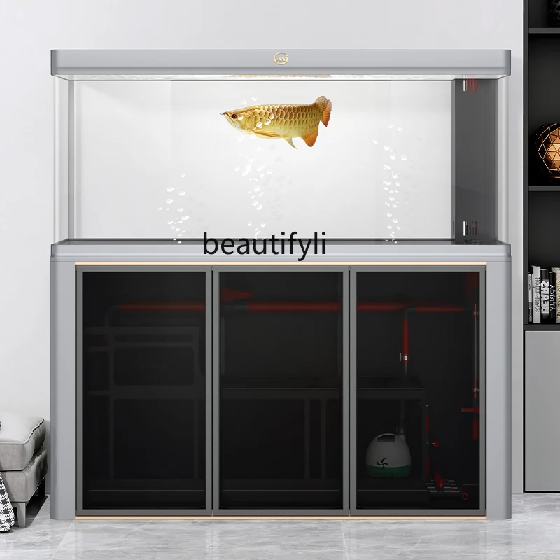 Дуговый аквариум для гостиной нижний фильтр горячий гибкий ультра-белый