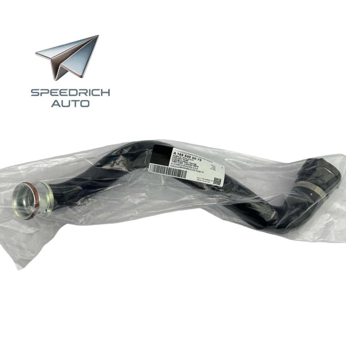 Фото A1665000075 1665000075 Шланг охлаждающей жидкости для Mercedes ML/GLE 320 4MATIC ML 500 4MATIC HYBRID GLE 43 4MATIC ML 300 ML/GLE 500 №1