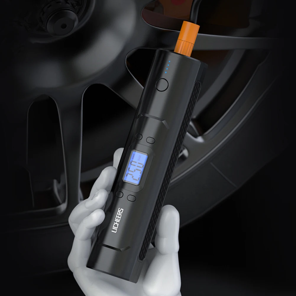 

Car Inflator Tire Pump Car Air Compressor Portable Electric Car Pump With Digital LCD Display For Motorcycles Ball Tyre