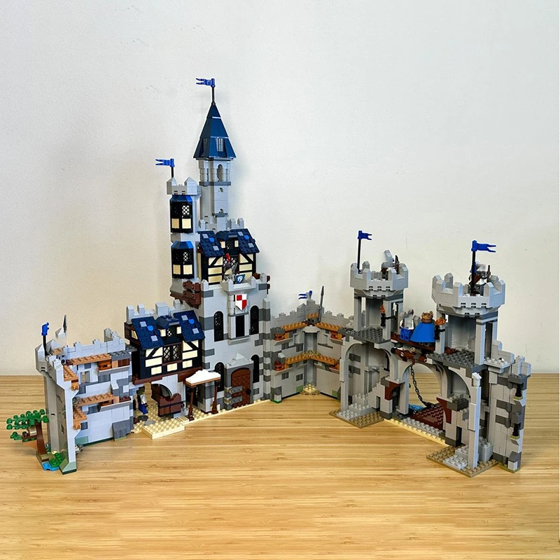 2302 шт. MOC, средневековая лошадь, рыцарь, лошадь, король, замок, модель здания, сделай сам, сборка, строительный блок, игрушка, детский подарок на день рождения (art.: 3920d205227df) - 3920d205227df