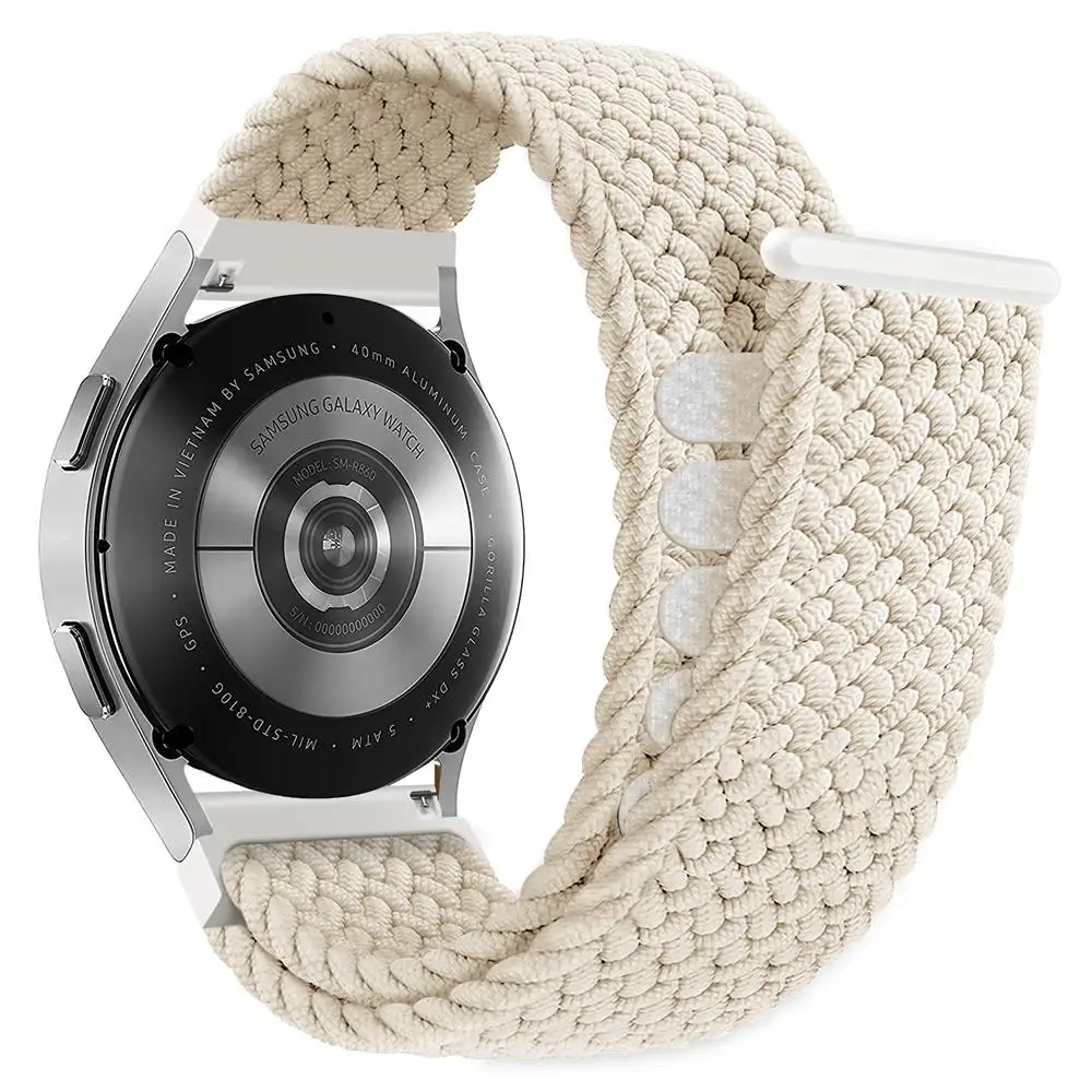 Плетеный соло-браслет для Samsung Galaxy Watch 6 Ремешок/4/5 44 мм 40/4/6 классический 47 мм/46