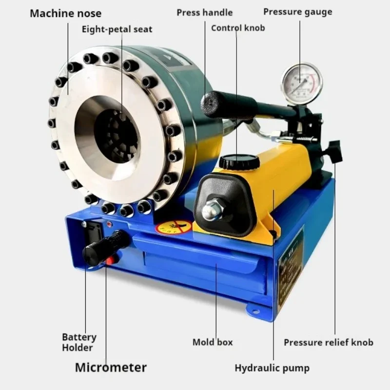 Портативный ручной пресс для сжатия жидкости. Небольшая бытовая масляная труба