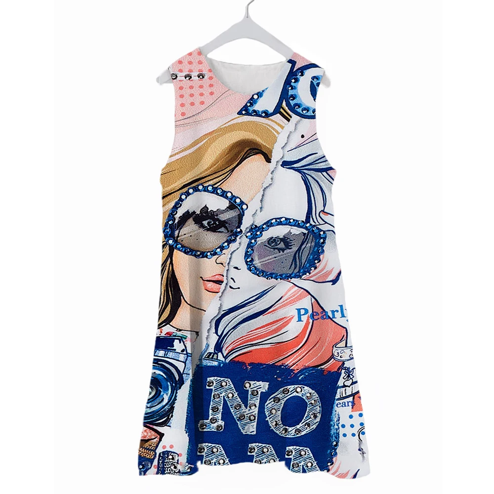 

Детское платье с 3D-принтом «Кошмар перед Рождеством»