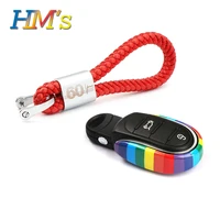 car styling accessories for mini jcw cooper one s countryman f60 f54 f55 f56 f57 auto key case cover chain keychain rope holder
