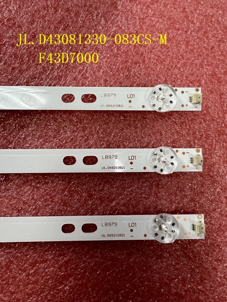 Комплект из 3 светодиодных лент для подсветки DEXP F43D7000 F43D7000K JL.D43081330-083CS-M LC430DUY-SHA1