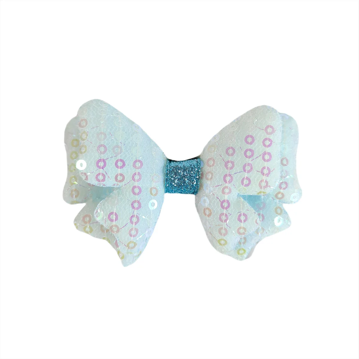5 шт. Детские аксессуары для волос с двойным бантом и блестками