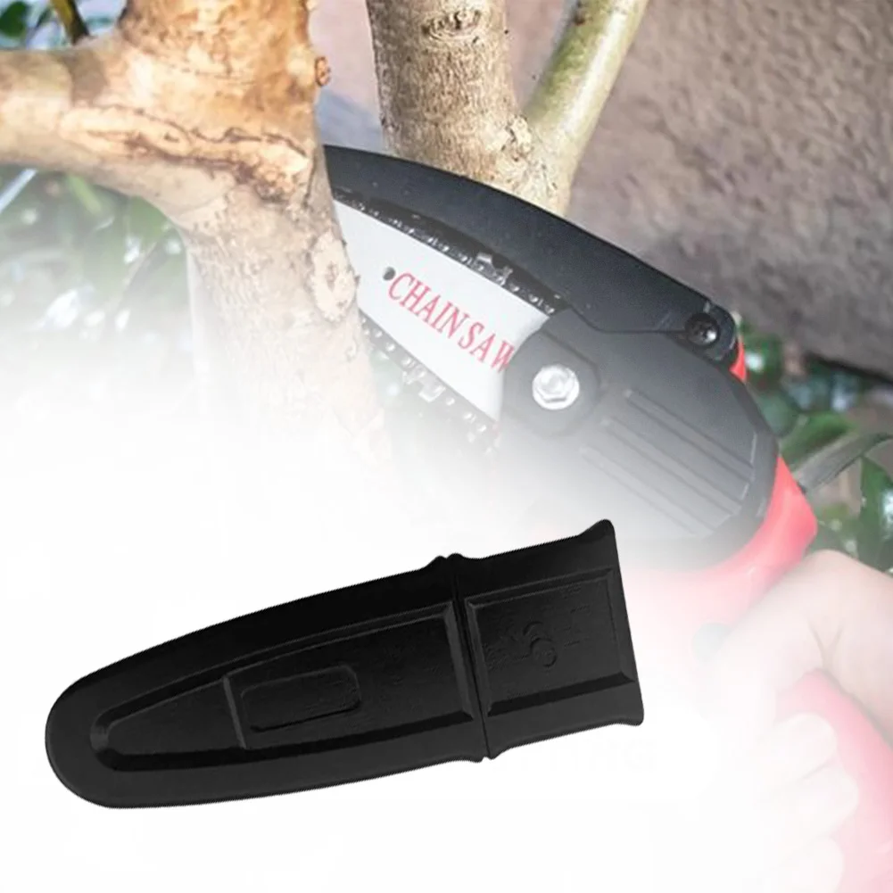 

4/6/12 Inch Chainsaw Bar Protect Cover Plastic Black Scabbard Protector For Electric Chain Saw Black Chainsaw Cover Accessories