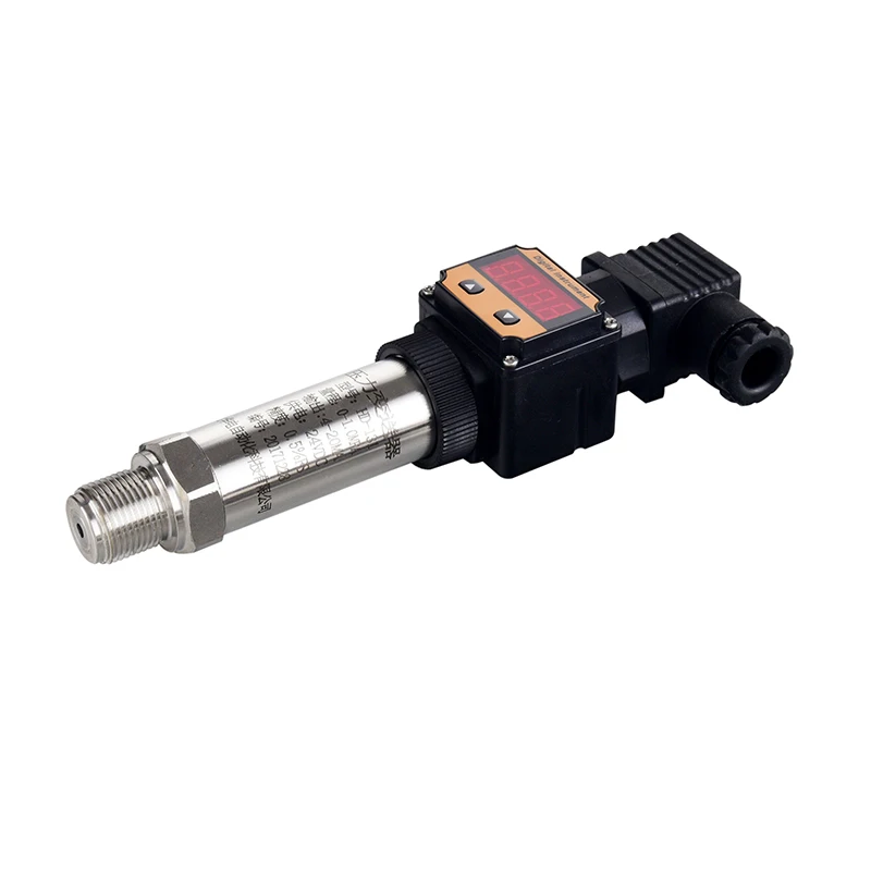 China Fornecedor 50mbar 100mbar 420ma Saída Silicone Pressão Sensor Transmissor de Pressão com Display Dc24v