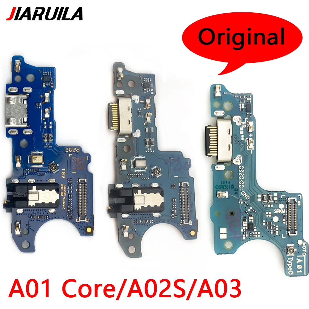 

Original USB Charging Port Board Flex Cable Connector For Samsung A03 Charging Connector Port For Samsung A02S A01 Core