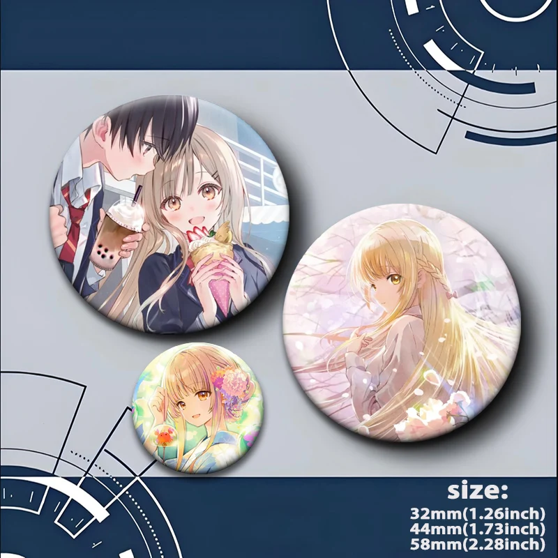 Аниме Otonari No Tenshi-sama Ni Itsunonika Damashinin Ni Sareteita Ken Броши Pin Shiina Mahiru, FujiMiya Amane Значок Декор Сумки (art.: 3920d41ae1d8a) - 3920d41ae1d8a