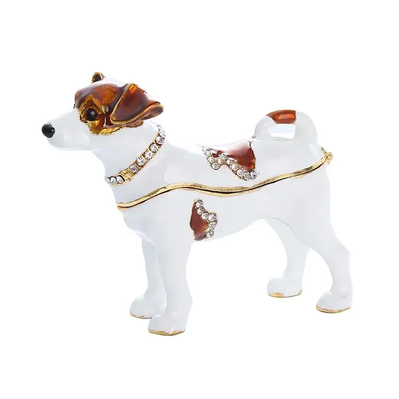 Креативные ювелирные изделия шкатулка для драгоценностей из сплава собаки