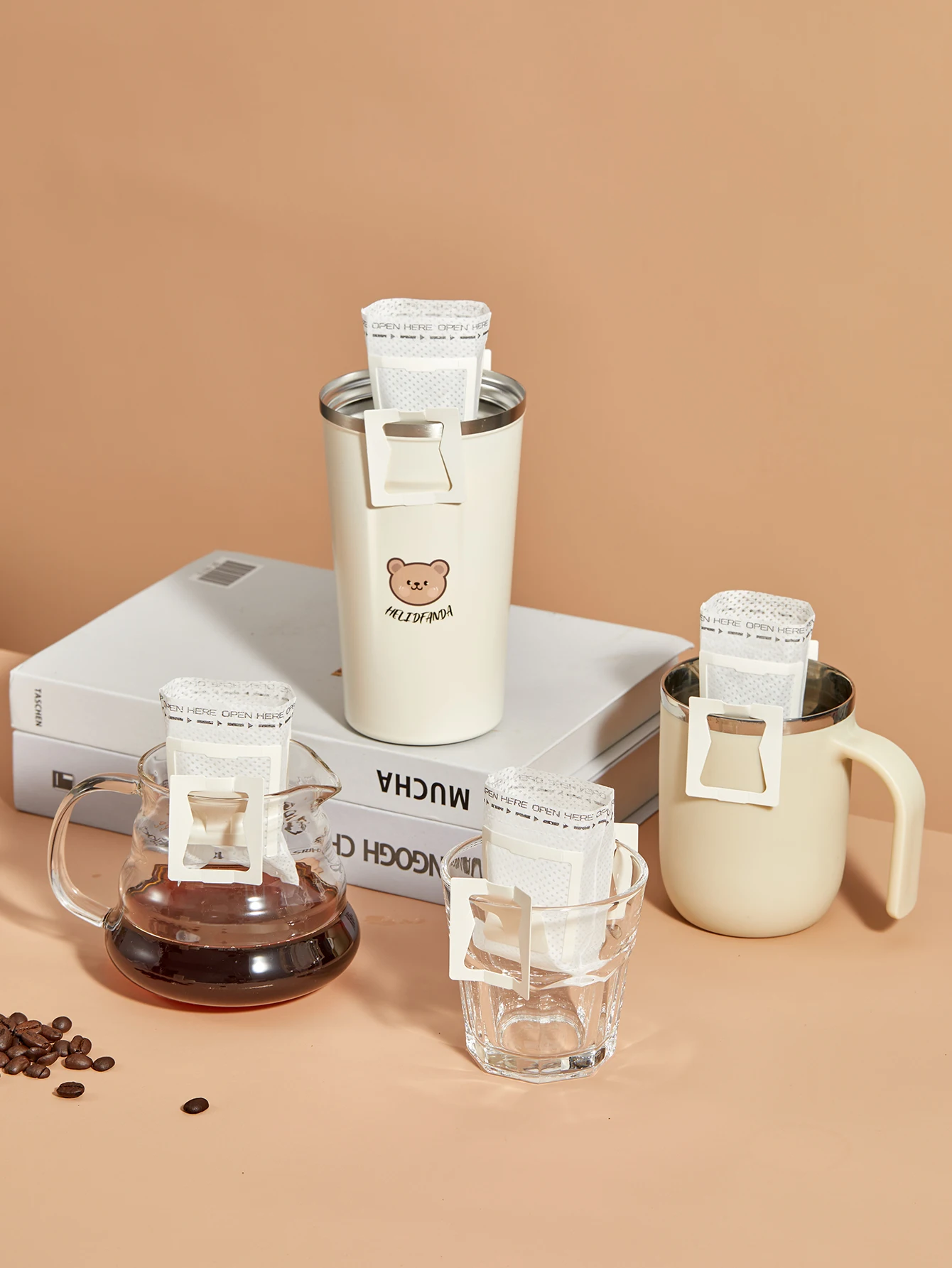 Worthbuy Нетканый Фильтр-мешок Для Кофе Одноразовые Подвесные Бумажные Пакеты