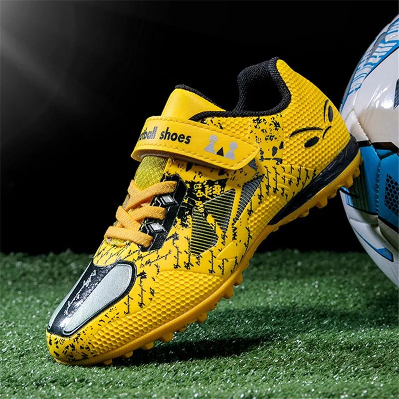 SENAGE Professional Children Soccer Shoes High Quality Soccer Sneakers Kids Turf Football Shoes Boys Training Futsal Sneakers