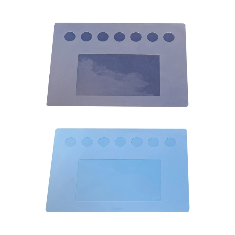 

N58F Кристаллическая эпоксидная смола Diy Mold УФ-клей Ручной инструмент для небесно-голубой полупрозрачной эпоксидной прокладки