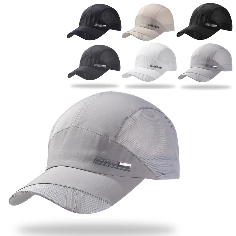 

Fashion Summer Outdoor Sport Running Visor Cap Baseball Hat Mesh Cap Quick Dry