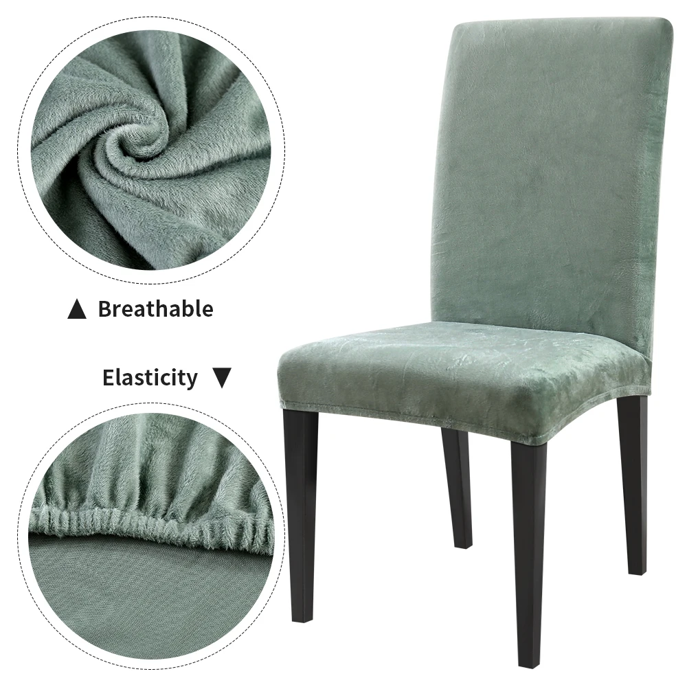 Эластичный Чехол для стула эластичный в столовую Защитный чехол стульев кухни