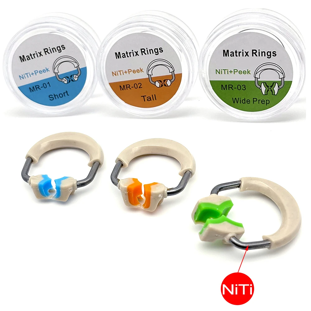 Стоматологические матричные ленты Niti пружинное зажимное кольцо секционные