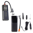 Надувной насос мини Портативный воздушный компрессор с светодиодный освещения 12V насос для накачки шин для автомобилей велосипедов мяч