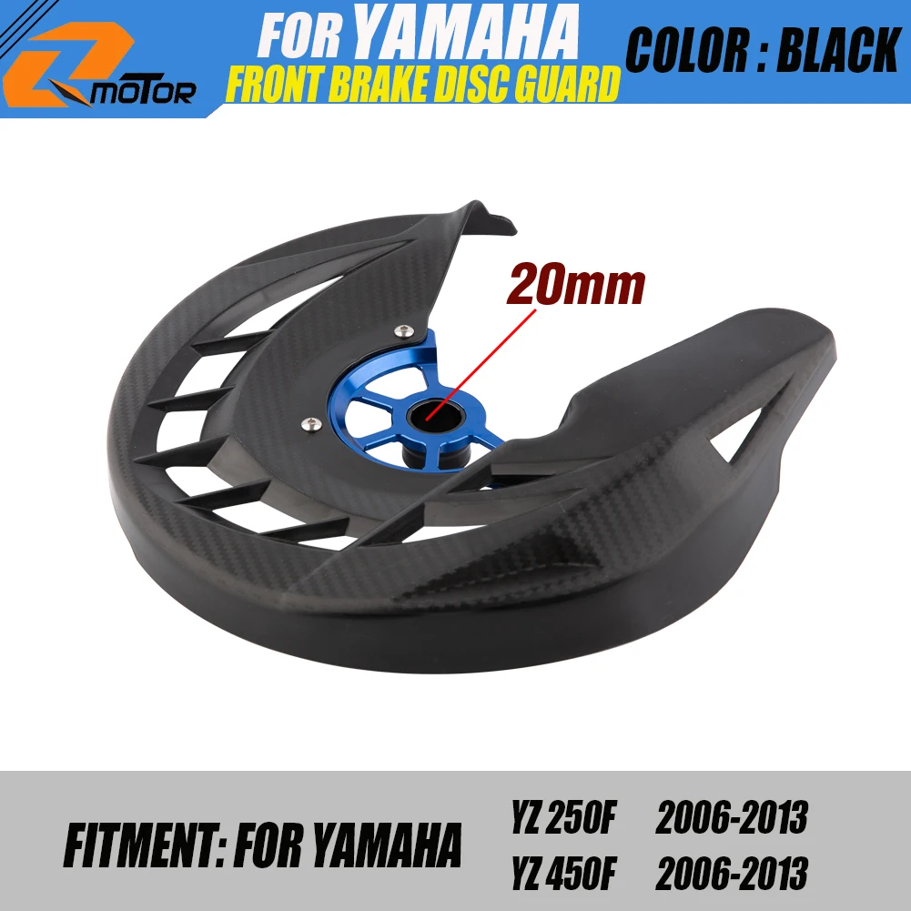 

Защитная крышка для переднего тормозного диска CNC мотоцикла X-Brake для Yamaha YZ 250F 450F YZ250F YZ450F 2006-2013 20 мм Внутреннее отверстие