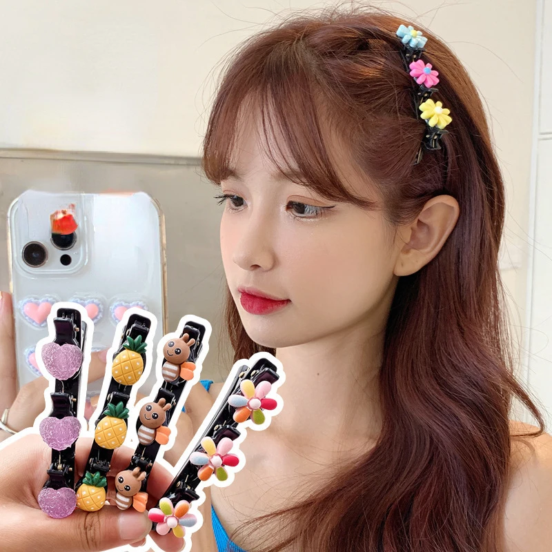 

Double Layer Hair Clip Hairpin Korean Women Braided Hair Clip Fixed Headband Hairpin Lazy Hair Styling Tool Accessories New 2022