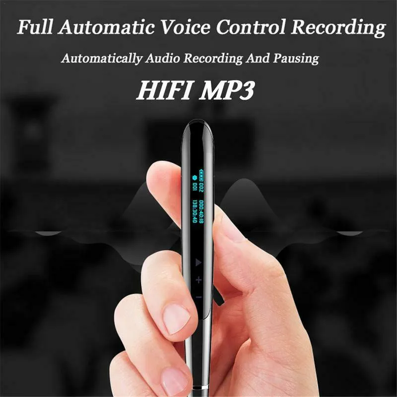 

Recorder for News Interviews Business Negotiations Meeting Record Portable8GB Digital Voice Recorder Pen with LED Display Audio