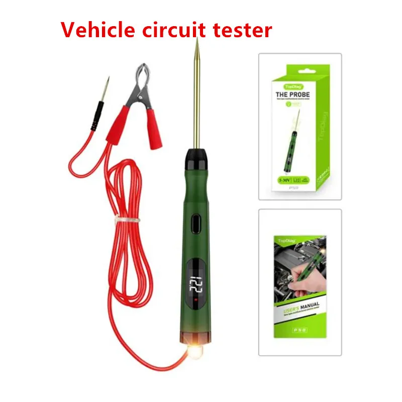

Детектор цепей автомобиля, тестер электрических цепей, ручка 5 В-30 В, детектор автомобильных цепей, лампа, ручка для проверки напряжения