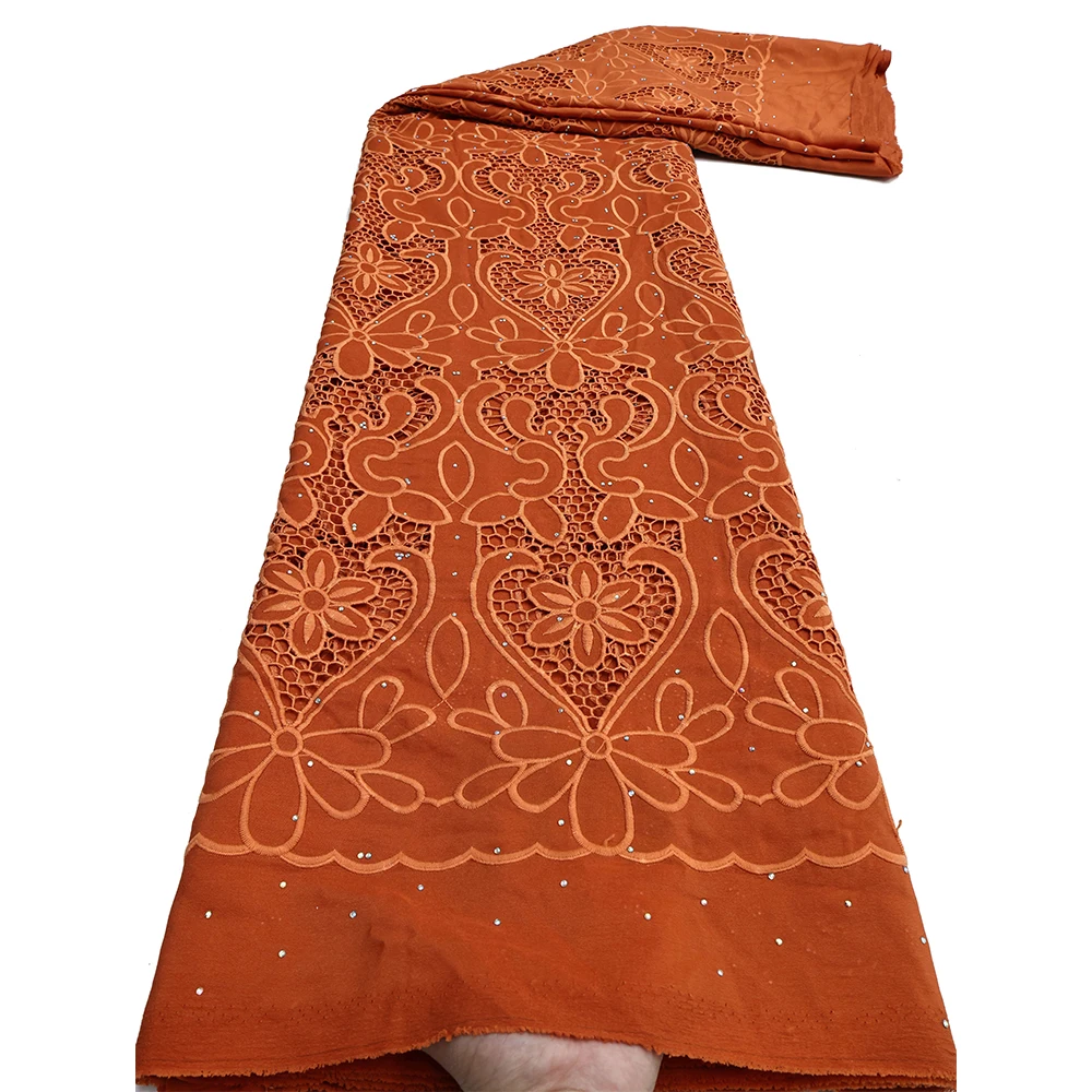 2024 Высококачественная Искусственная Кружевная Ткань Французский Тюль Вышивка