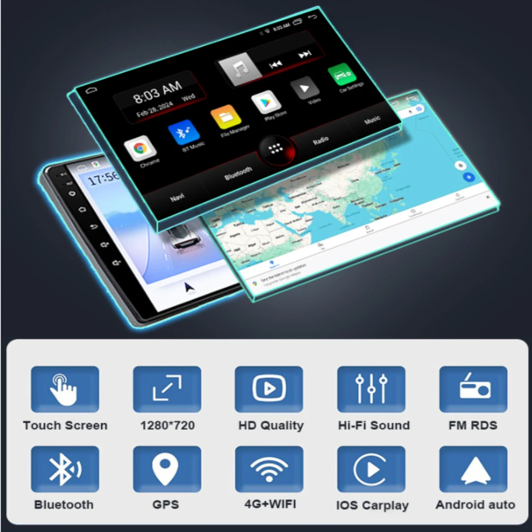 2 din Android 13 авто радио для Toyota Alphard H20 2008-2014 стерео мультимедийный плеер CarPlay IPS DSP GPS