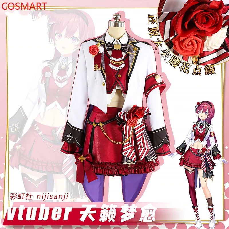 

COSMART Vtuber Nijisanji Amagase Muyu Game Suit Gorgeous Lovely Cosplay Costume Halloween Carnival Party Role Play Outfit