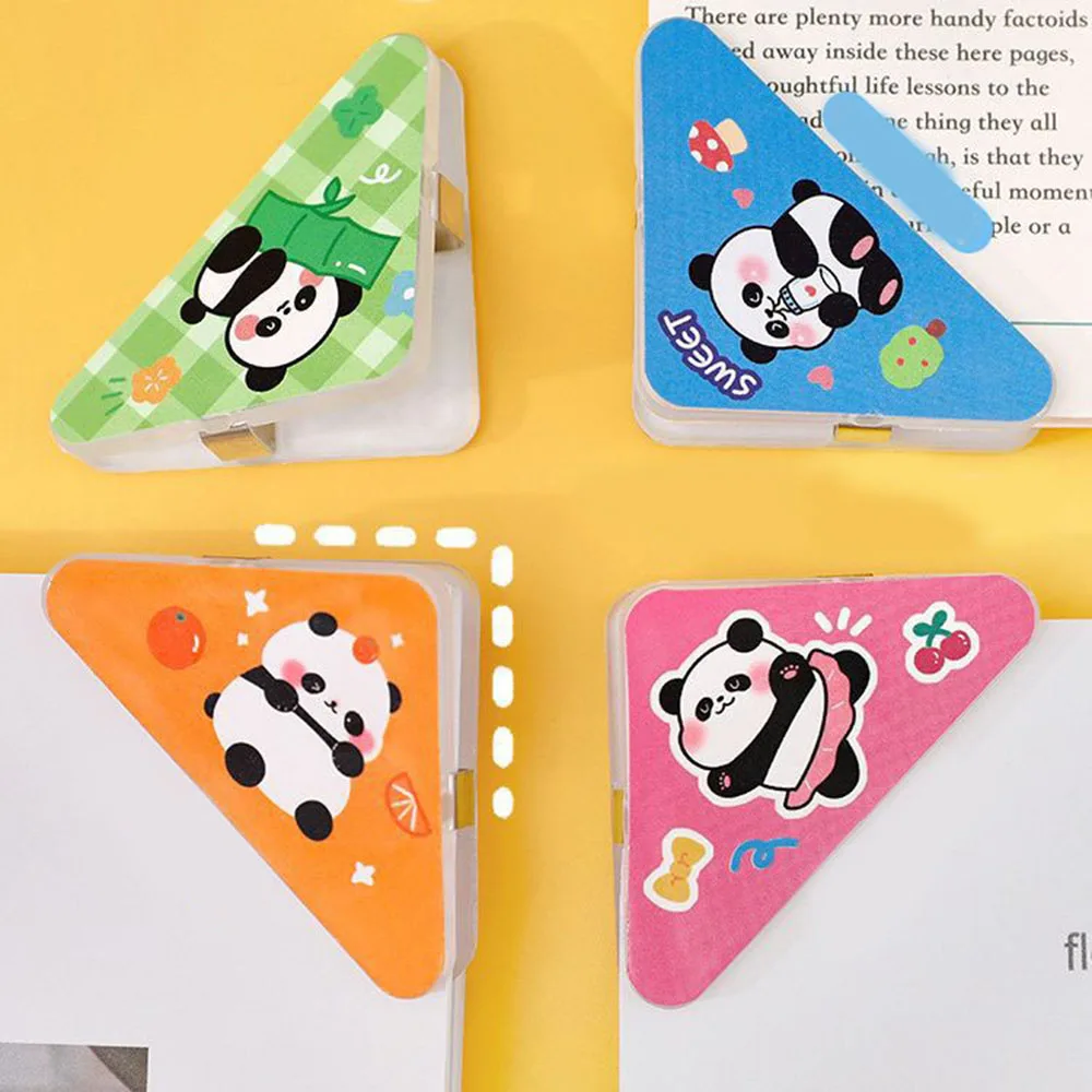 

Многофункциональный треугольный зажим с пандой, мультяшный водонепроницаемый ручной зажим, Многофункциональные Канцелярские товары