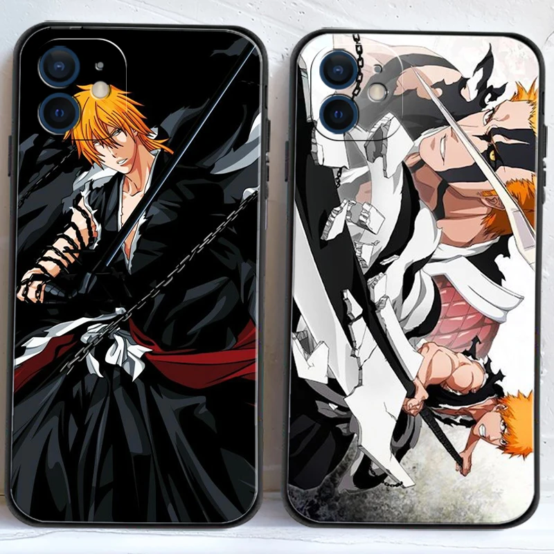 

BLEACH Anime Japan Phone Cases For iPhone 11 12 Pro MAX 6S 7 8 Plus XS MAX 12 13 Mini X XR SE 2020 Back Cover Soft TPU Carcasa