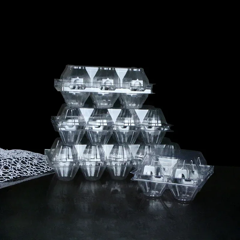 Прозрачный пластиковый лоток для яиц утки оригинальный пакет супермаркета