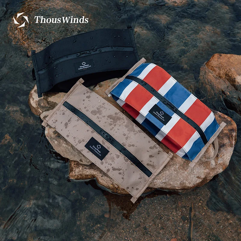 

Thous Winds Outdoor Waterproof Tissue Organizer Polyester Picnic Portable Wipe Pouch Camping Supplies Kitchen Paper Storage Bags