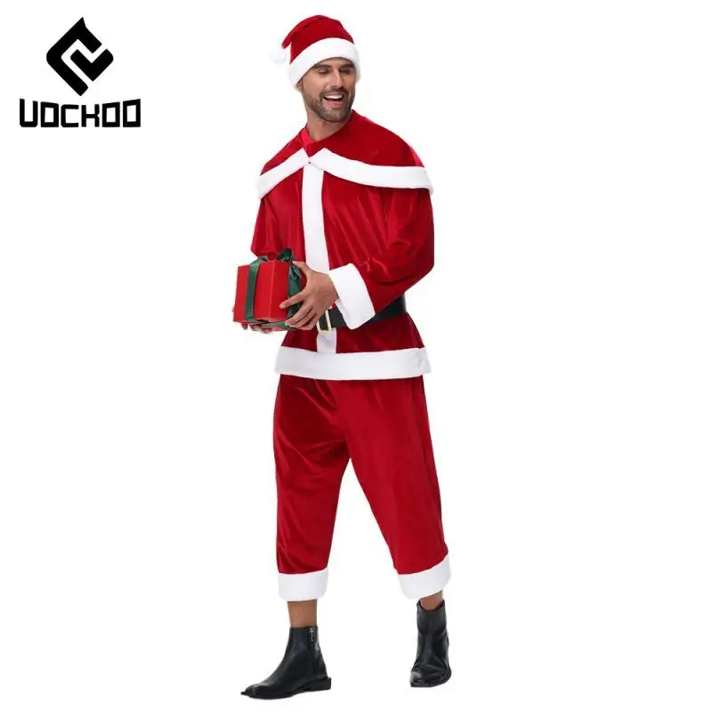 Костюм Санта-Клауса для косплея Рождественский костюм карнавальная вечеринка
