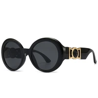 fashion round glamour sunglasses for women and men luxury brand unisex glasses vintage stylish uv400 oculos de sol