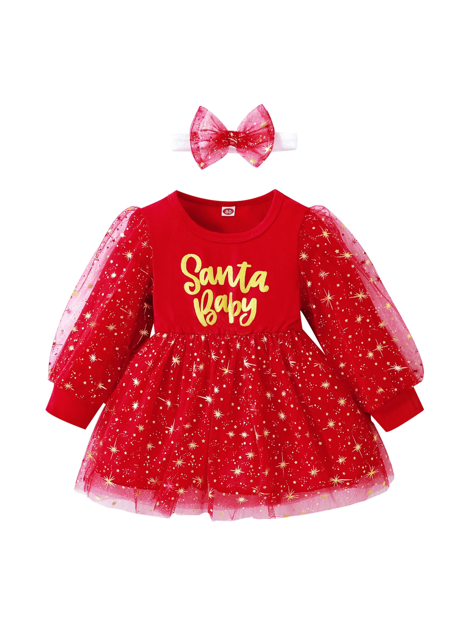 

Детское фатиновое платье-пачка с длинным рукавом и надписью