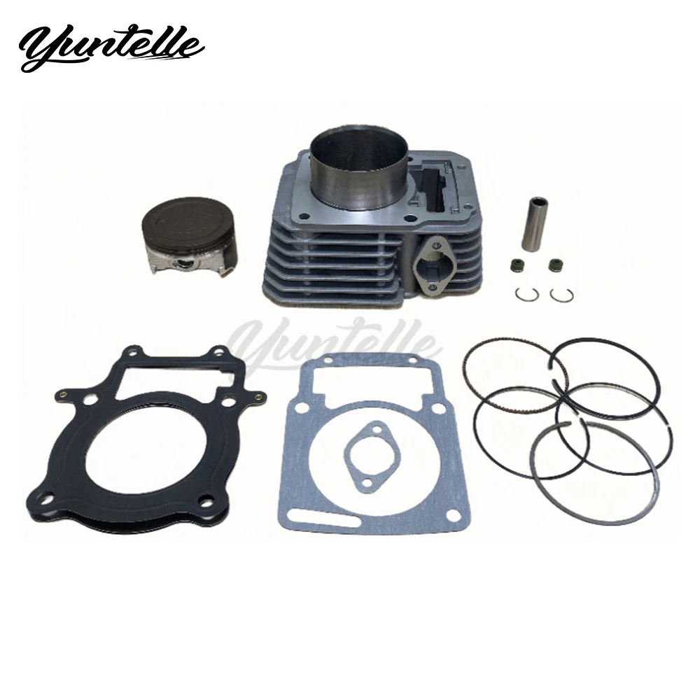 Фото Комплект цилиндров 77 мм для ZongShen CPS350, Bouser T4, Italika Vortx 250, Blackbird 250, CB250F, аксессуары для мотоциклов, поршневые кольца №2
