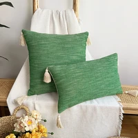 cotton linen cushion cover 45453550cm pillow cover for living room home decor square pillow cushion cover without core