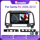 Srnubi Android Автомагнитола для Hyundai Santa Fe 2006 - 2010 2011 2012 2din GPS Wifi FM AM мультимедийный видеоплеер DVD стерео