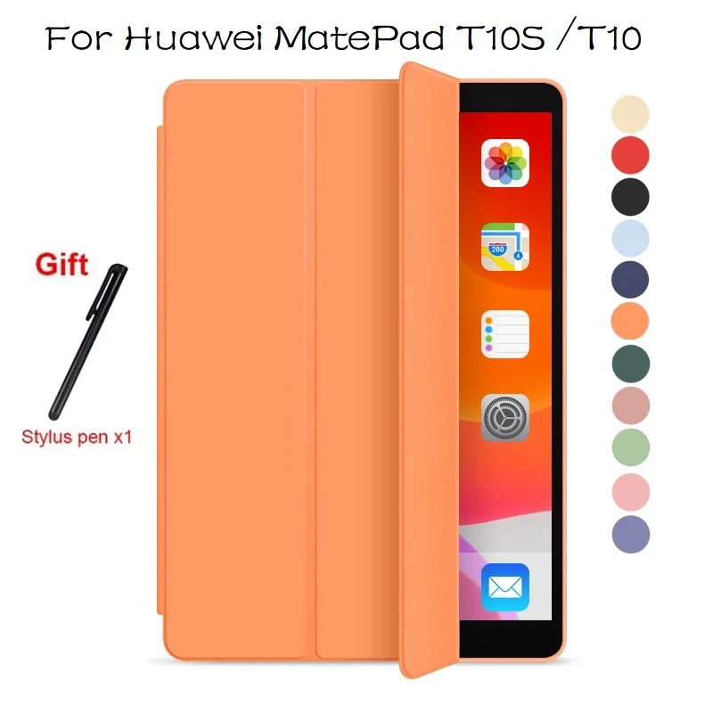 

2020 New Magnetic Case for Huawei MatePad T10s 10.1" AGS3-L09/AGS3-W09 Huawei Matepad 11 2021 T5 10.1 Pro10.8 M5 Lite V6 V7 10.4