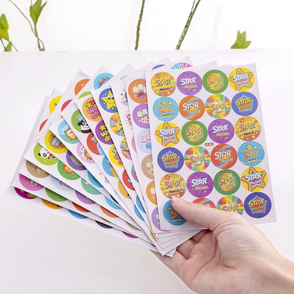 

10Pcs/Pack Student Child Encouragement Praise Stickers Waterproof Decorative Decals For Laptop Phone Planner Diary Scrapbook