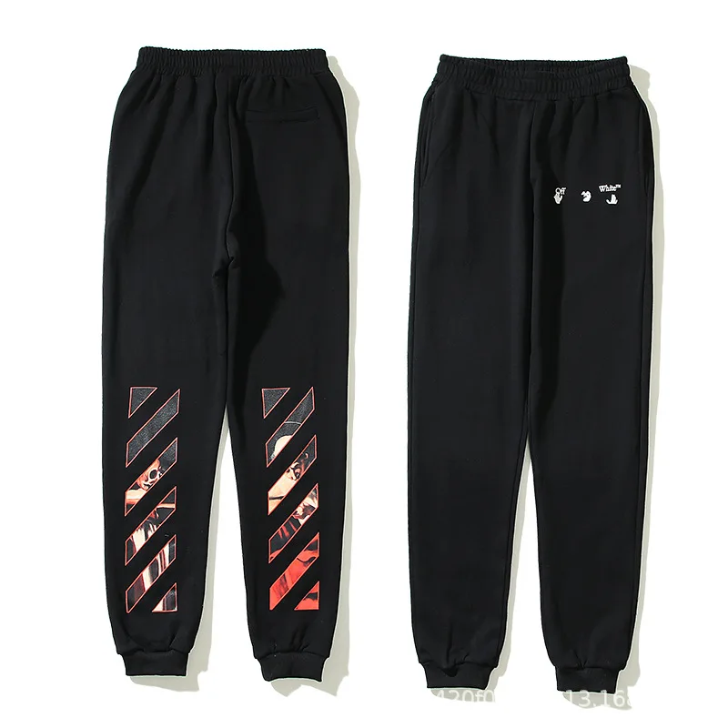 

OFF WHITE 2024 fashion 1:1 new fall and winter high quality OFF Caravaggio oil painting pattern pants for men and women