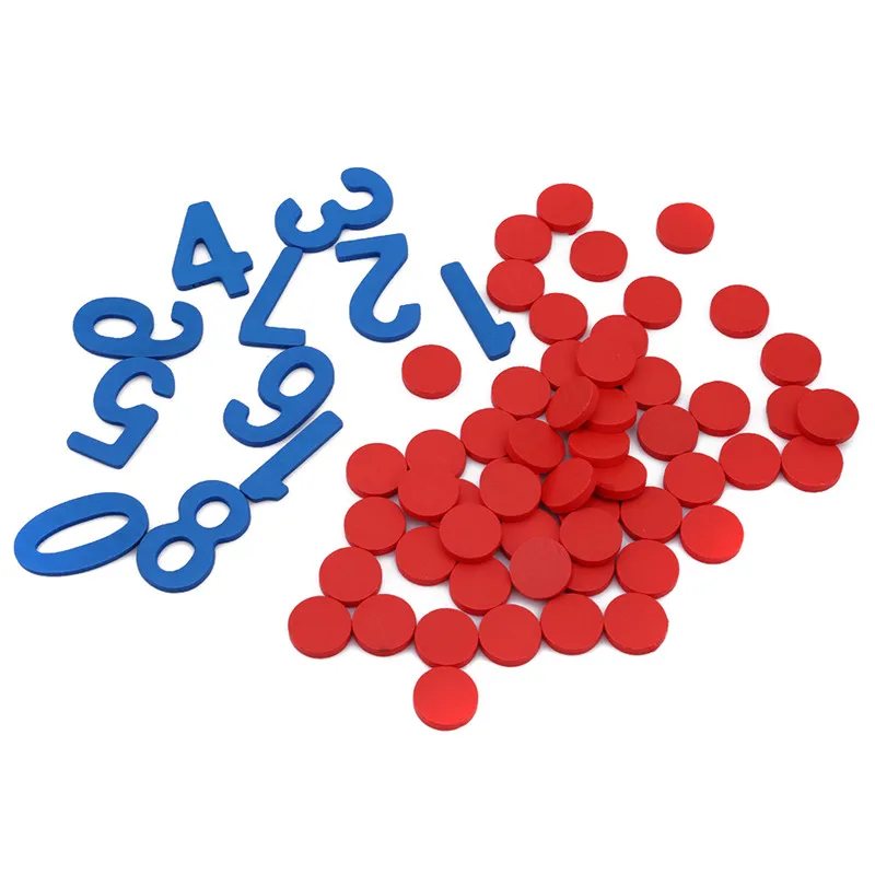 

Подсчет обучение дошкольной подготовки Деревянные Монтессори математические цифры милые циклические чипы учебное пособие для детей