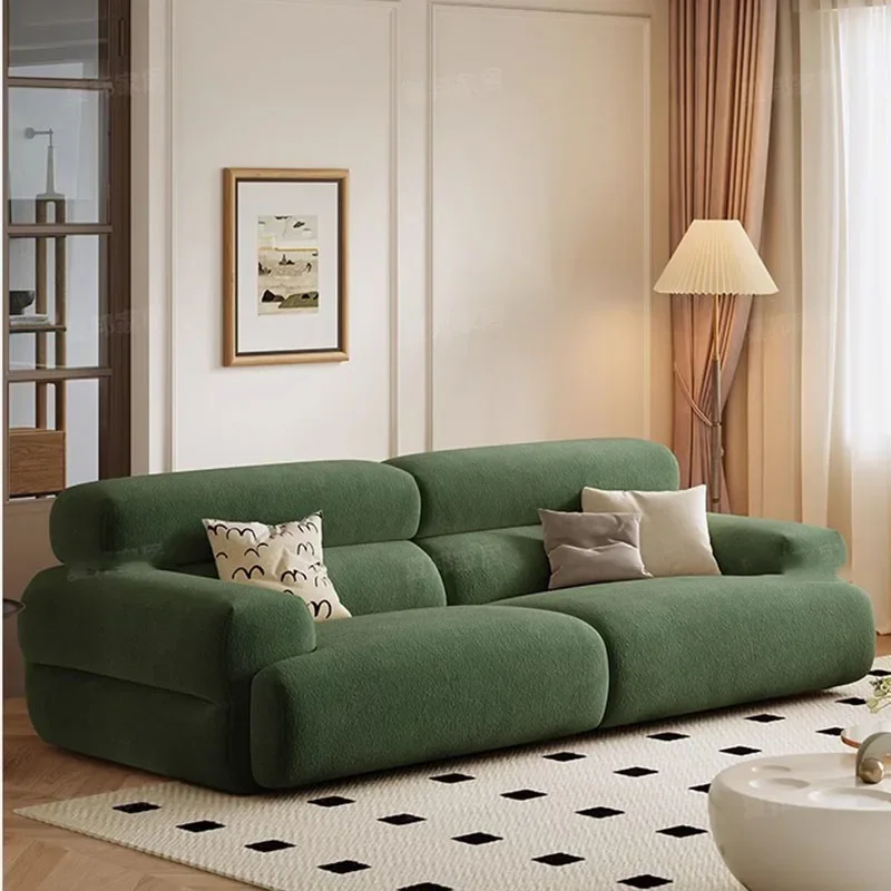 Белый двойной квадратный диван для гостиной простой белый влюбленных чтения